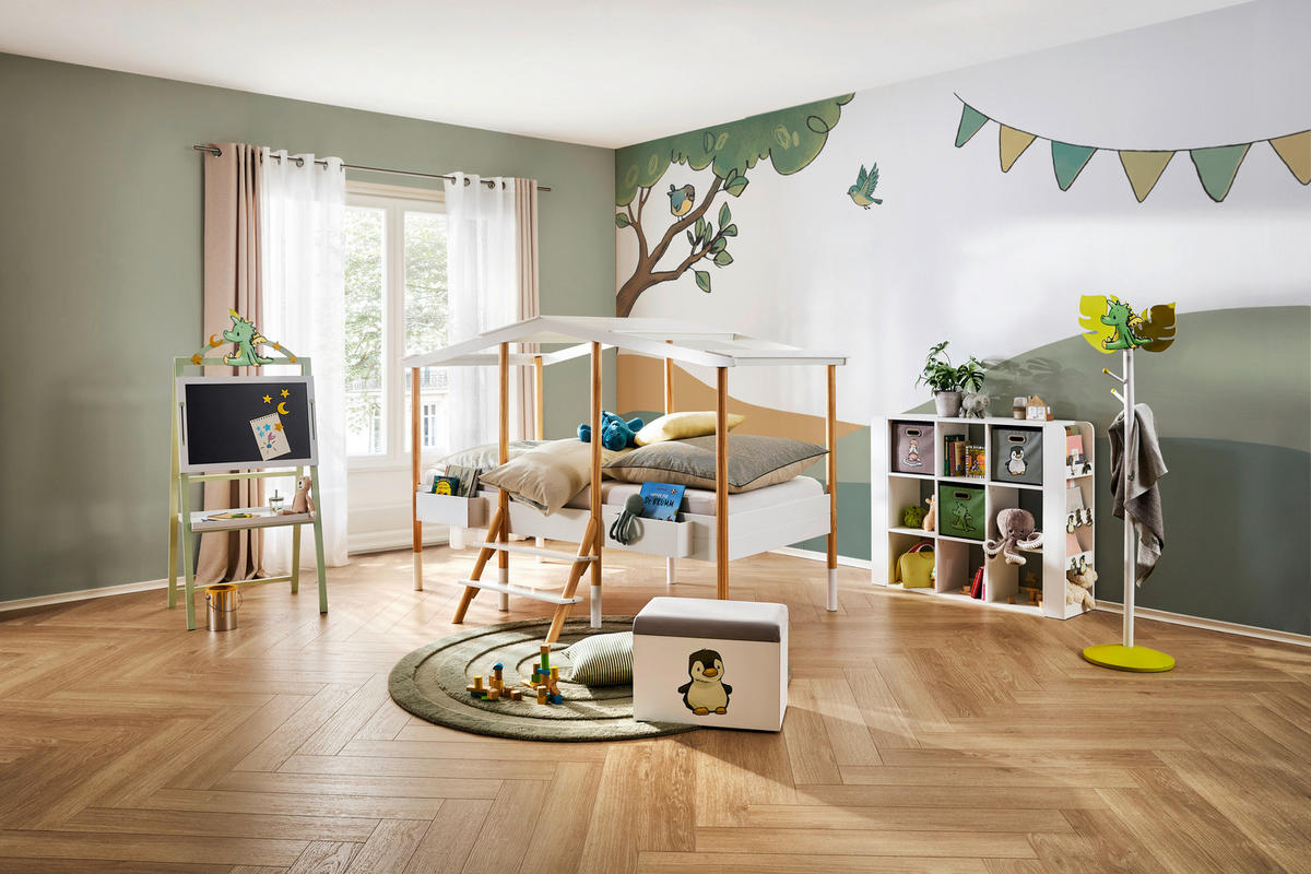 KINDERREGAL ANOUK Weiß  - Weiß, Design, Holzwerkstoff (120/92/30cm)