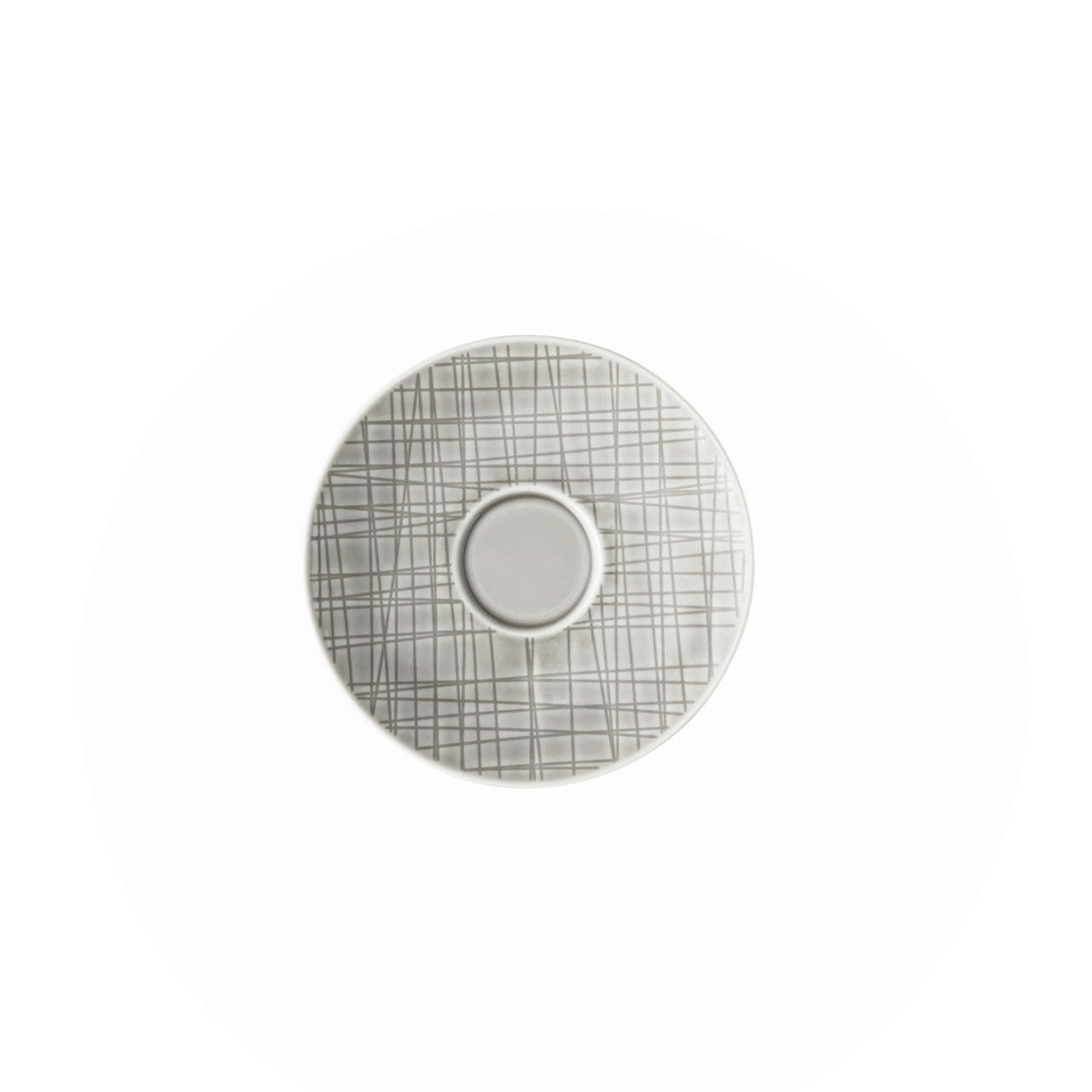 ESPRESSO-UNTERTASSE Mesh 12 cm  - Grau, KONVENTIONELL, Keramik (12cm) - Rosenthal