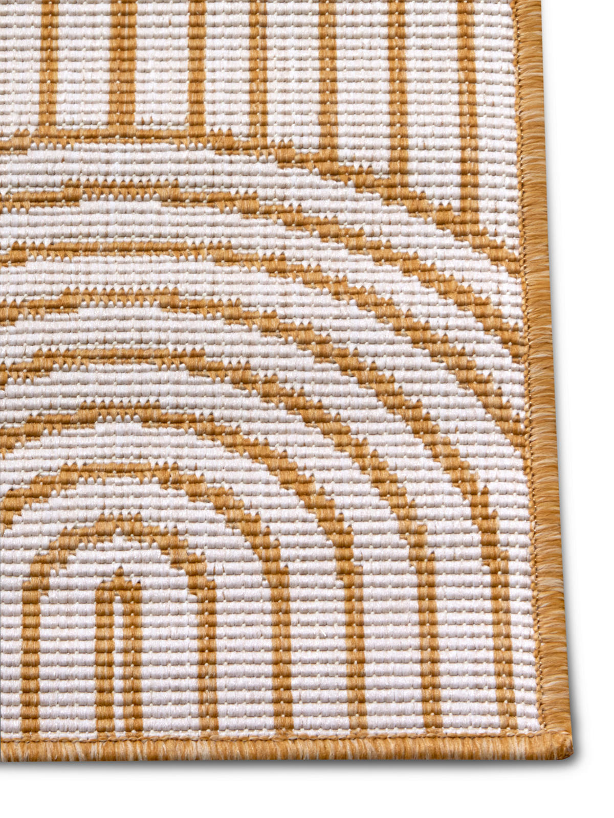OUTDOORTEPPICH 240/330 cm Pangli Weiß, Honig  - Weiß/Honig, Design, Kunststoff (240/330cm)