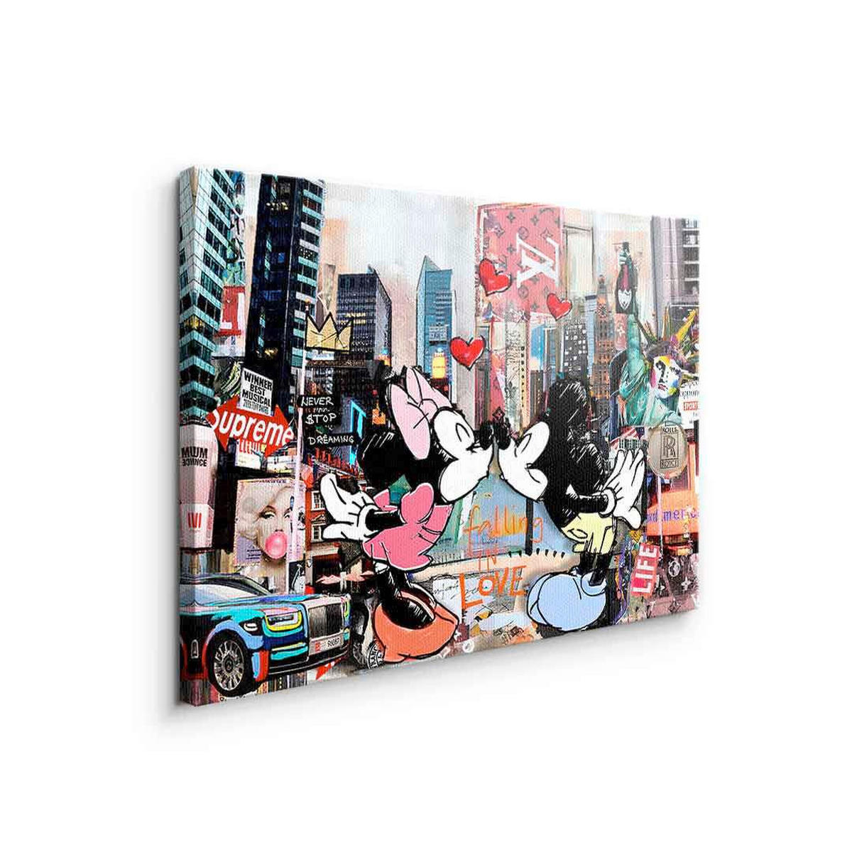 KUNSTDRUCK  - Multicolor, Basics, Holz (80x60cm)