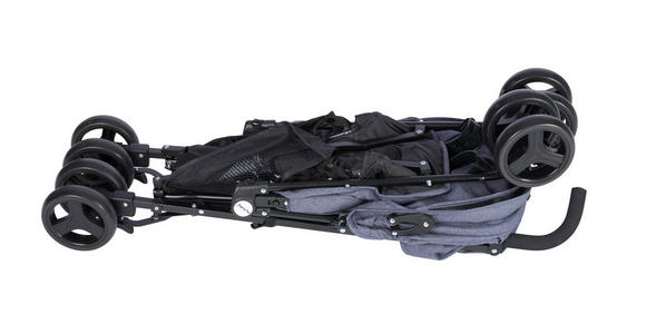 BUGGY Madrid - Blau/Schwarz, KONVENTIONELL, Textil/Metall (80,5/47,5/106,5cm) - MY BABY LOU