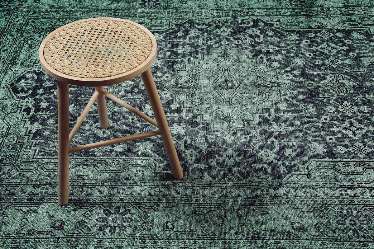 VINTAGE-TEPPICH 140/200 cm 2nd Avenue Dunkelgrau  - Dunkelgrau, LIFESTYLE, Textil (140/200cm) - WECON HOME