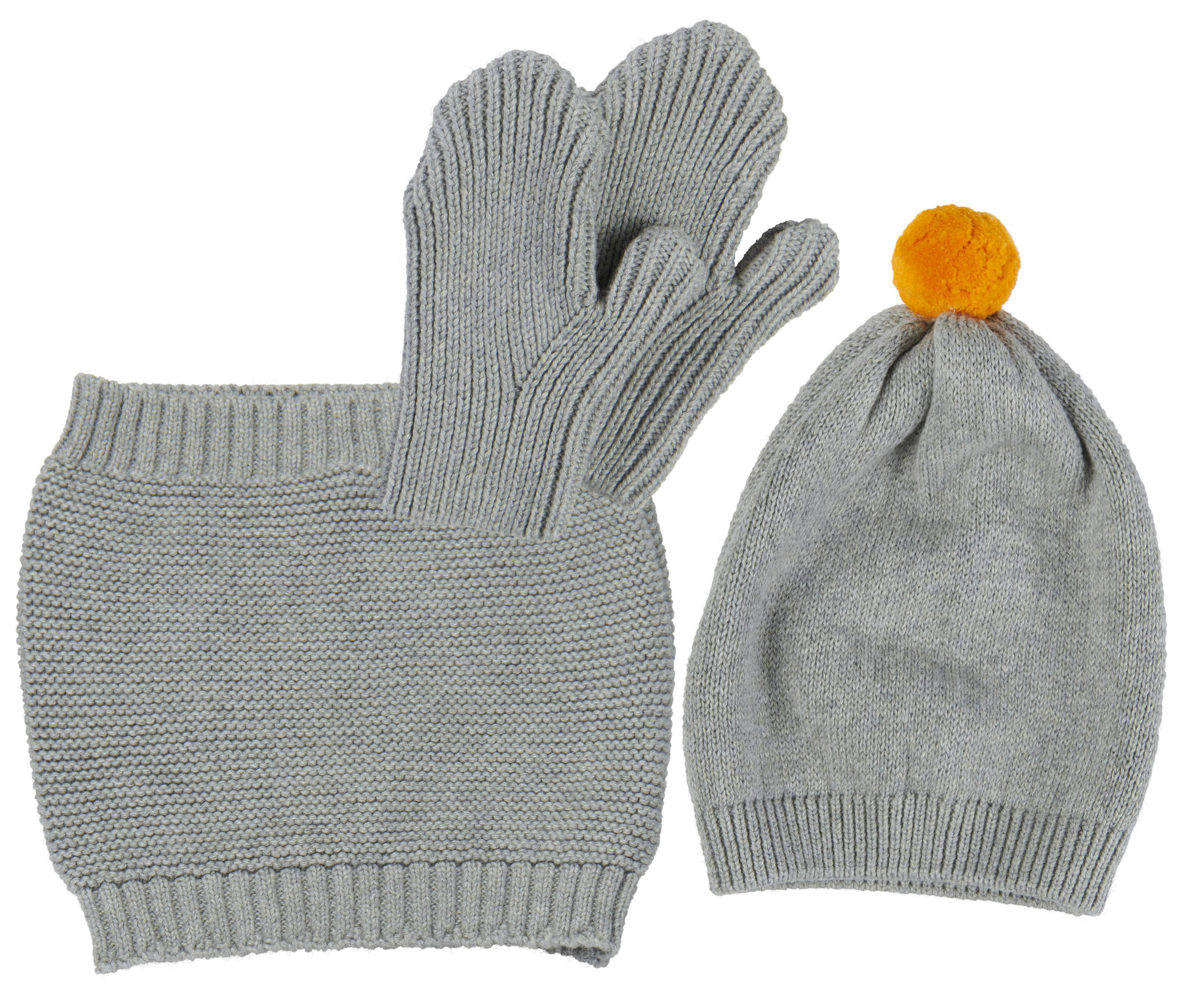 BABYBEKLEIDUNGSSET 3-teilig  - Grau, Natur, Textil (62/68null) - Avelia