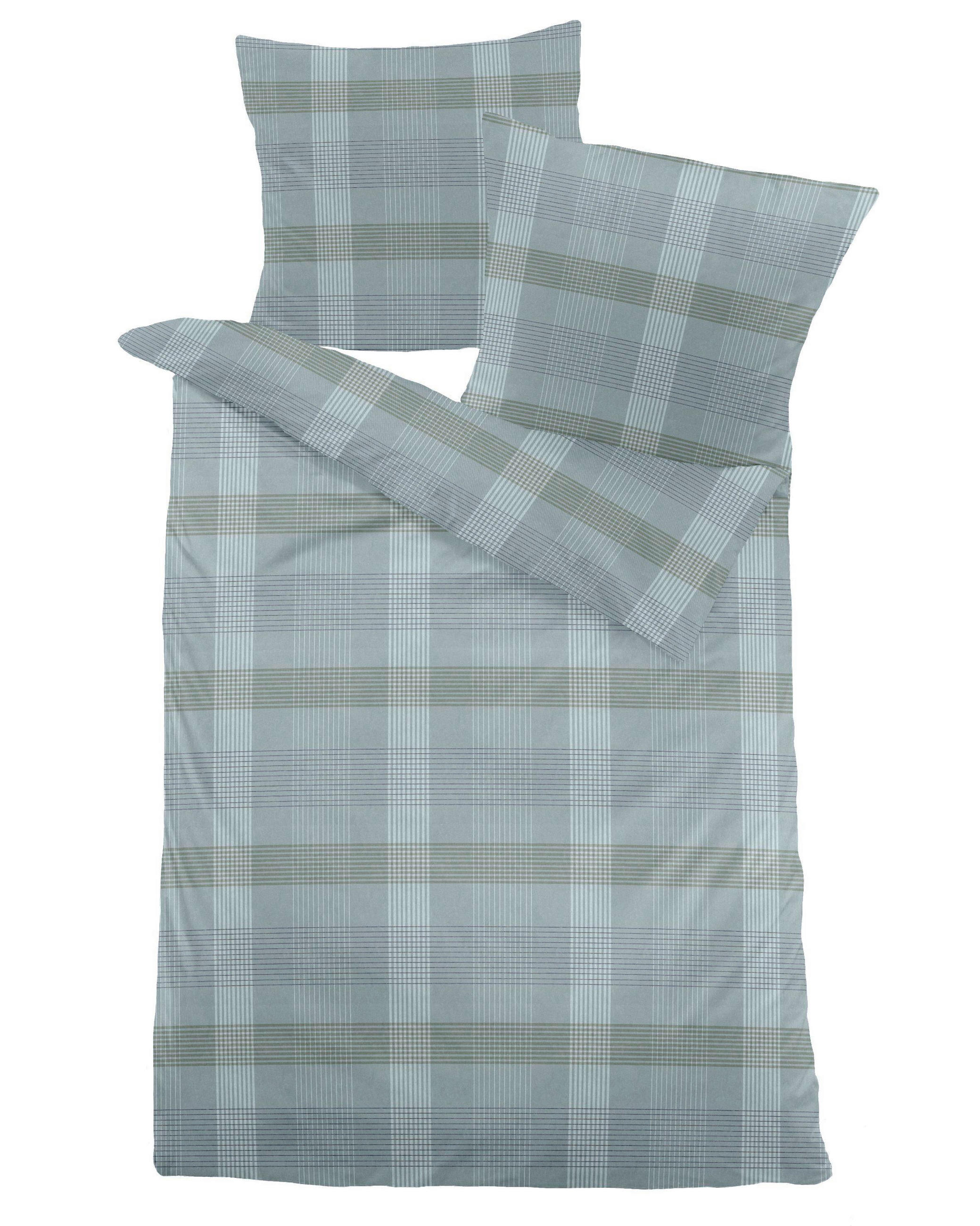 BETTWÄSCHE 2-teilig Herbst/Winter Kollektion 2026 Flanell 140/200 cm  - Petrol, Design, Textil (140/200cm)