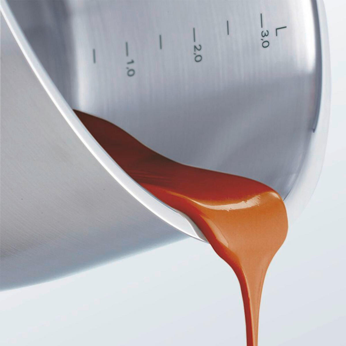 KOCHTOPFSET ORIGINAL-PROFI COLLECTION® 5-teilig  - Silberfarben, Design, Metall - Fissler