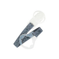 SCHNULLERCLIP  - Grau, Basics, Kunststoff/Metall (9/14,5/3cm)