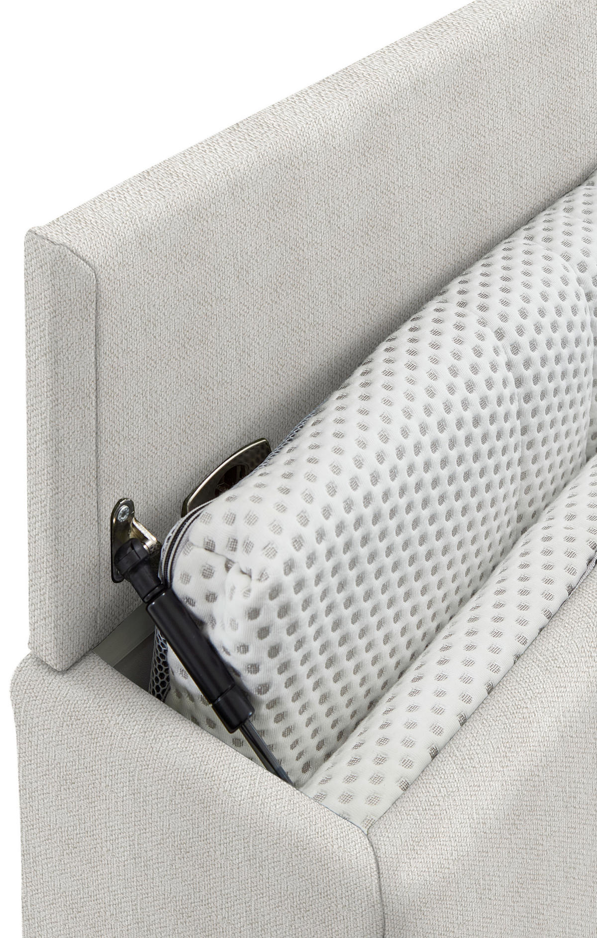 SCHLAFSOFA Flachgewebe Naturfarben haustierfreundlicher Bezug, Armteil rechts, Armteil links, Bettfunktion erhältlich, Schlafen auf Sitzhöhe, Stoffauswahl  - Schwarz/Naturfarben, Konventionell, Textil/Metall (232/77/116cm) - Dieter Knoll