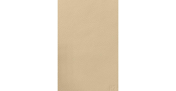 ARMLEHNSTUHL  Lederauswahl, Wippfunktion, Sitzfläche 360° drehbar, automatische Rückholfunktion  Echtleder  - Beige/Walnussfarben, Design, Leder/Holz (62/92/66cm) - Dieter Knoll