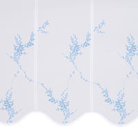 KURZGARDINE   - Blau/Weiß, KONVENTIONELL, Textil (60cm) - Esposa