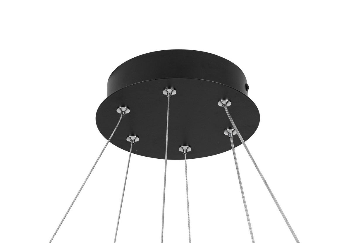VISEČA LED-SVETILKA   40 W/5600 lm/4000 K/220-240 V/ - črna, Basics, kovina/umetna masa (60/120cm) - Ambiente