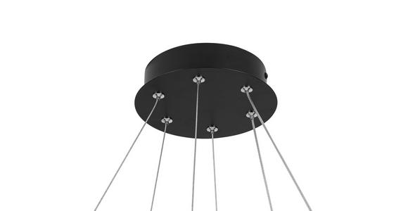 LED-HÄNGELEUCHTE 60/120 cm - Schwarz, Basics, Kunststoff/Metall (60/120cm) - Ambiente