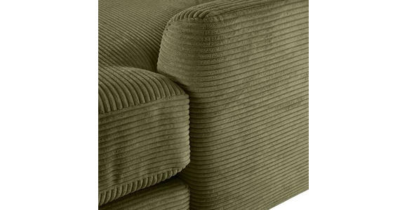 CloseUp von Landscape ECKSOFA Dunkelgrün Cord.