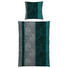 BETTWÄSCHE Biber Petrol, Silberfarben 135/200 cm - Silberfarben/Petrol, KONVENTIONELL, Textil (135/200cm) - Novel