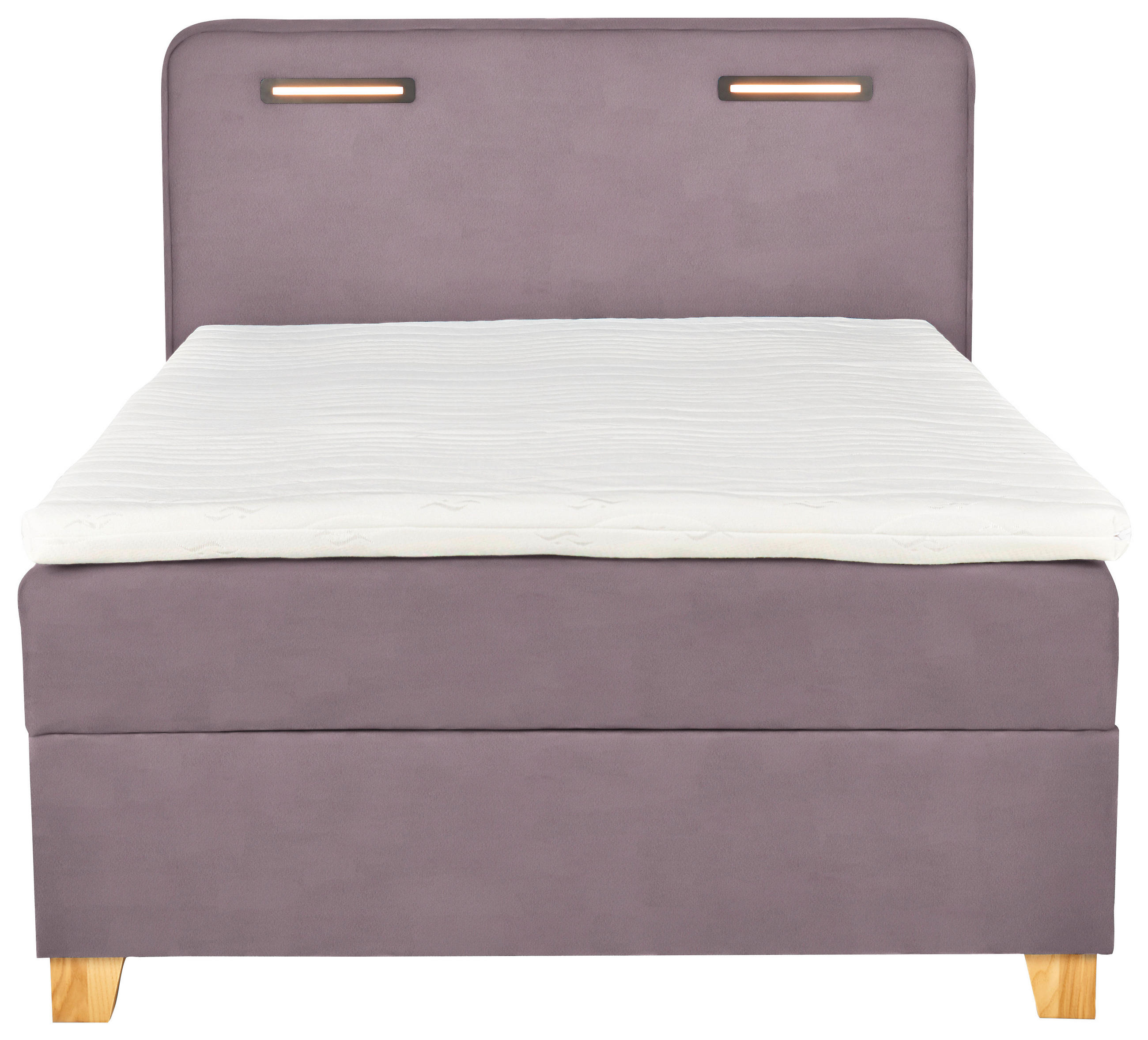 BOXBETT 100/200 cm  in Flieder  - Türkis/Eichefarben, KONVENTIONELL, Holz/Holzwerkstoff (100/200cm) - Moderano