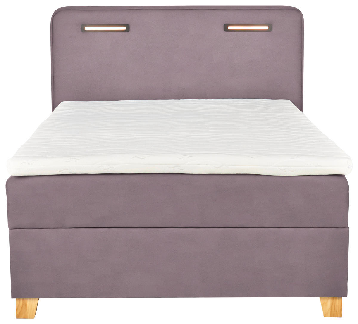 BOXBETT 120/200 cm  in Flieder  - Flieder, Konventionell, Holz/Textil (120/200cm) - Moderano