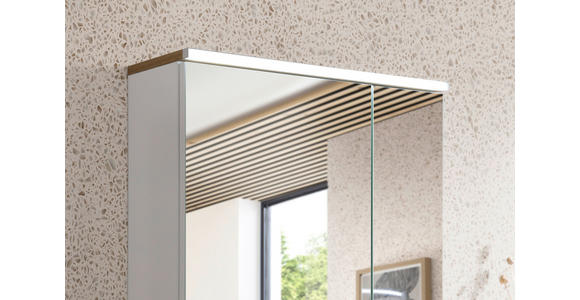 SPIEGELSCHRANK 60/71,6/21,4 cm - Weiß, KONVENTIONELL, Glas/Holzwerkstoff (60/71,6/21,4cm) - Xora