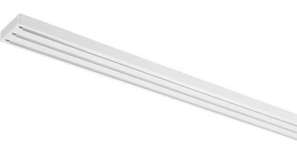 FLÄCHENVORHANGSCHIENE 160 cm  - Weiß, Design, Metall (160cm) - Homeware