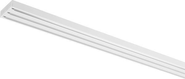 FLÄCHENVORHANGSCHIENE  210 cm  - Weiß, Design, Metall (210cm) - Homeware