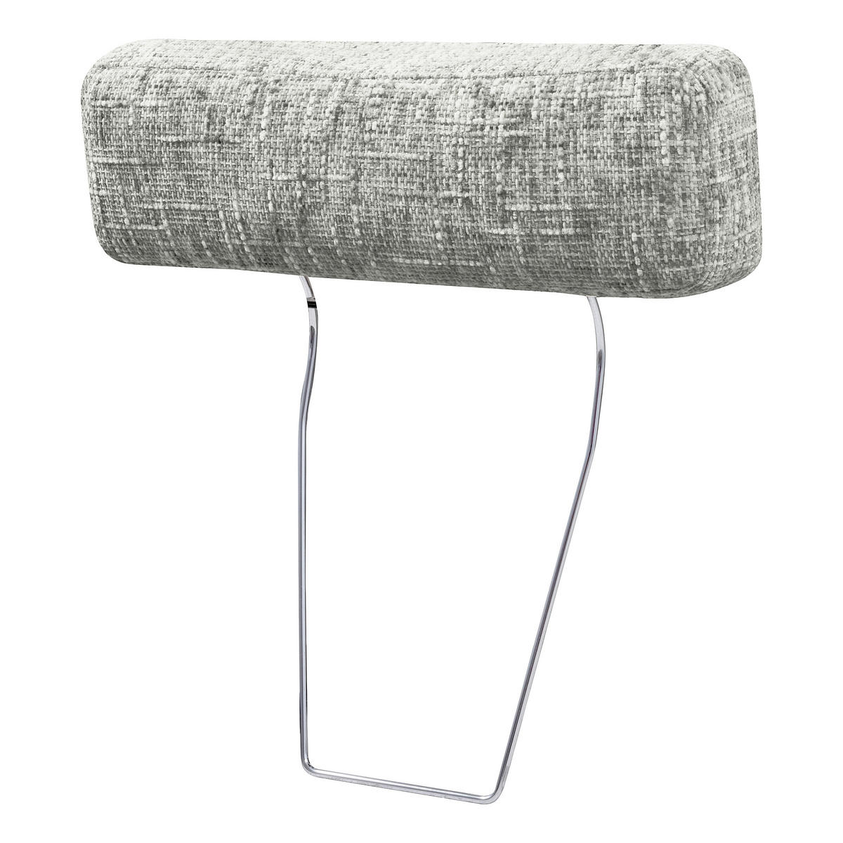 KOPFSTÜTZE 52/17/14 cm  Webstoff  - Silberfarben/Grau, Design, Textil (52/17/14cm) - Livetastic