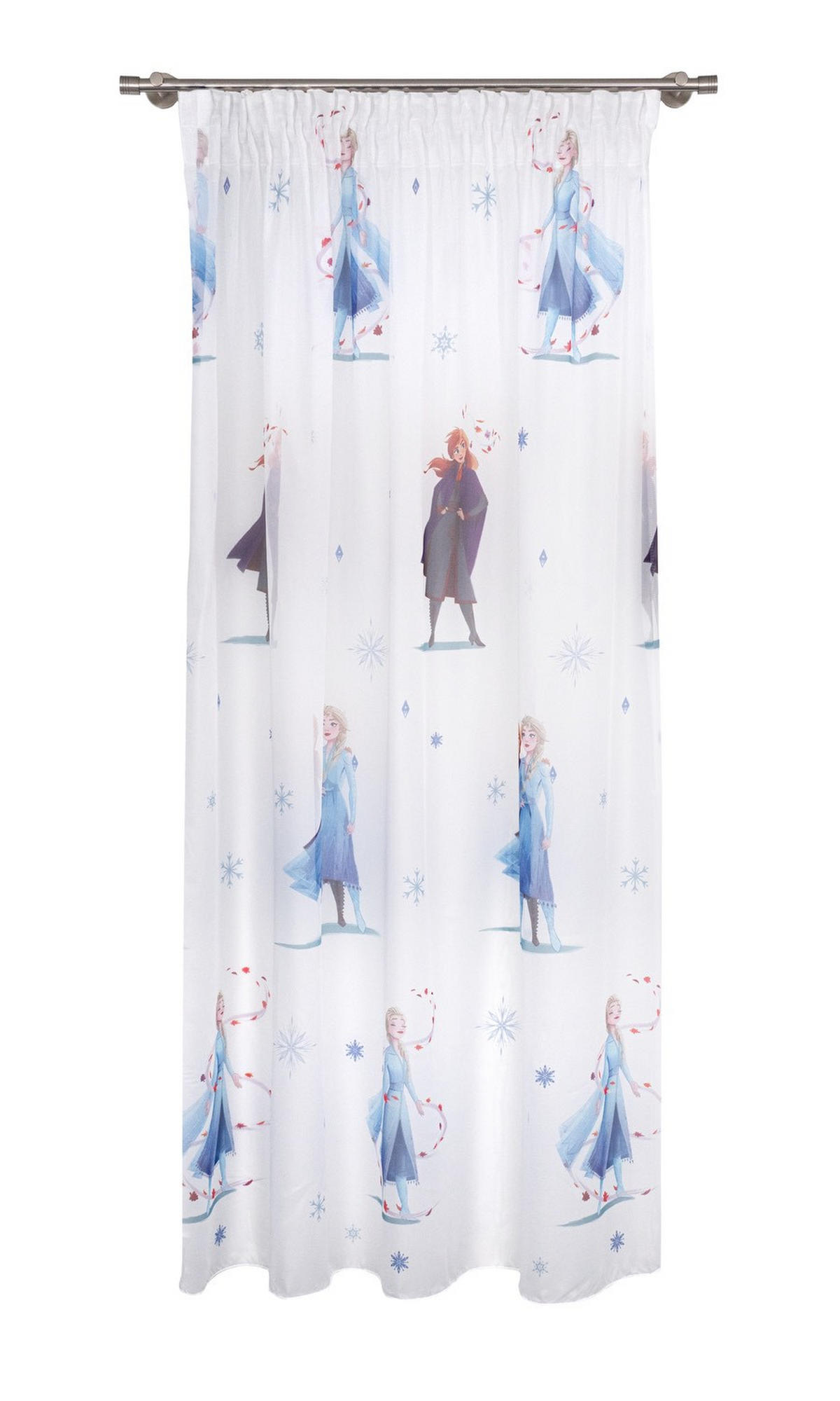 TKANINA ZA ZAVJESE plava, bijela   - bijela/plava, Basics, tekstil (180cm)