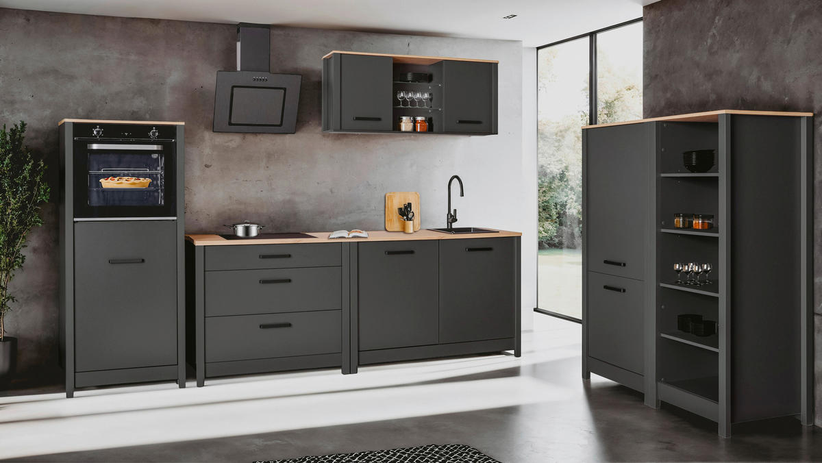 REGAL  60/167/60 cm Anthrazit  - Anthrazit, MODERN, Holzwerkstoff (60/167/60cm) - home24