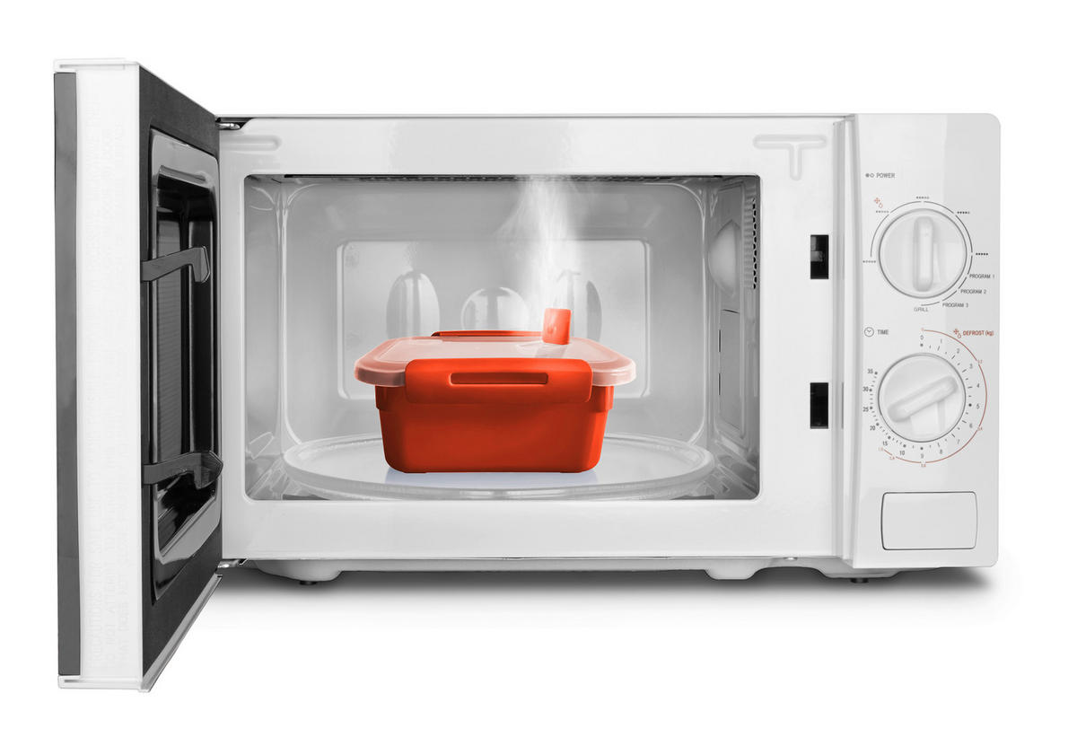 MIKROWELLENTELLER  - Rot, Basics, Kunststoff (19,5/6/19,5cm) - Rotho