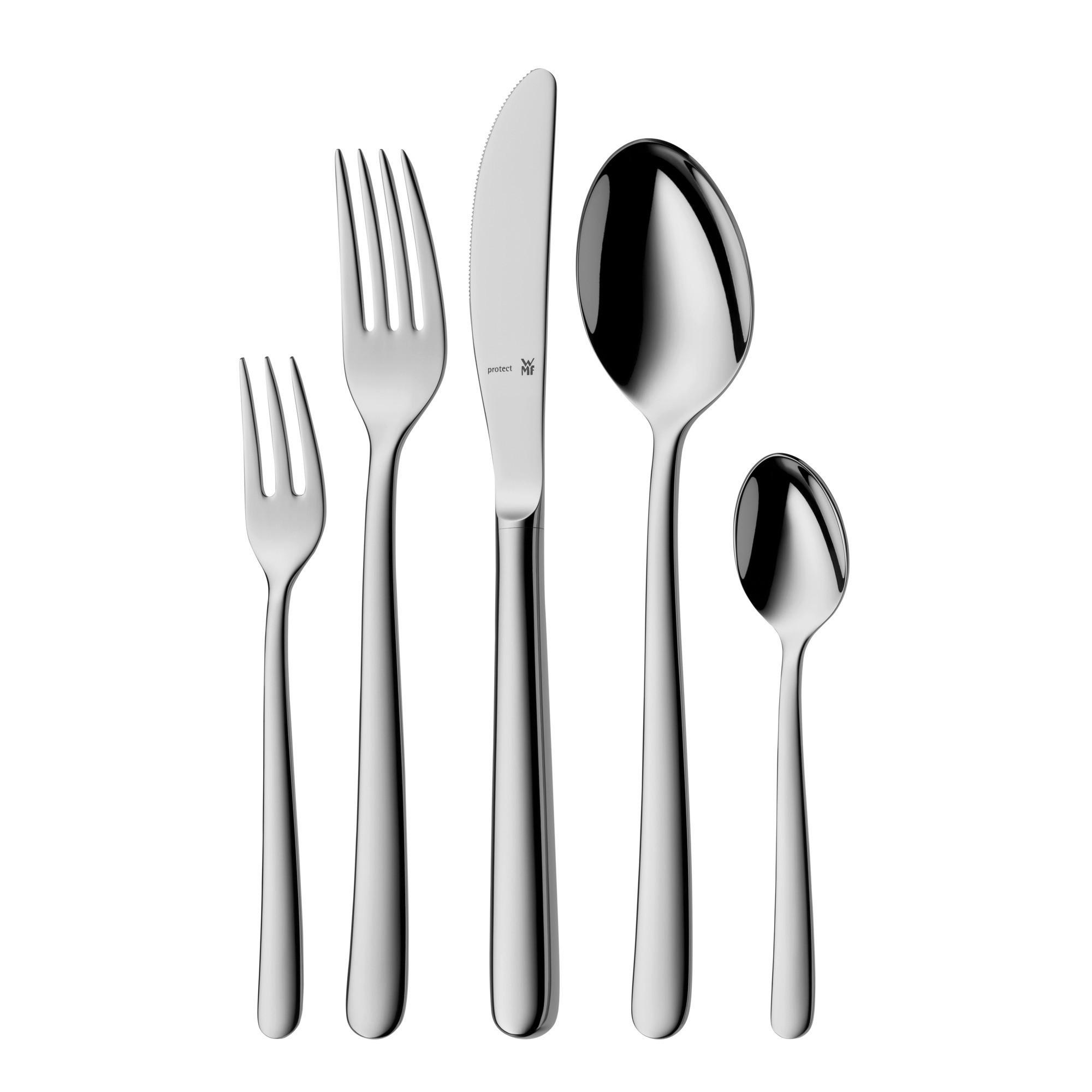BESTECKSET  66-teilig  - Edelstahlfarben, Basics, Metall - WMF