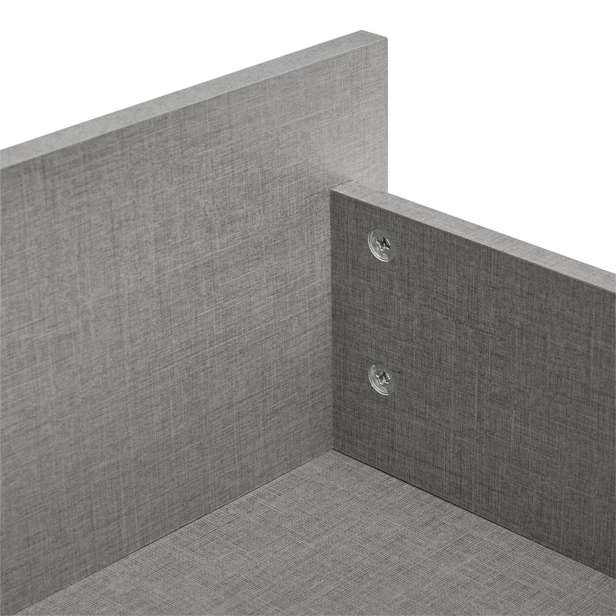 BETTKASTENSET 137,2/19,1/61,5 cm Grau  - Grau, MODERN, Holzwerkstoff (137,2/19,1/61,5cm) - Livetastic