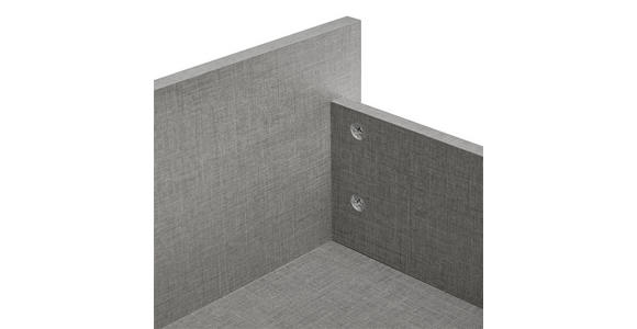 Bettanlage Alicante - Fichtefarben/Grau, MODERN, Holzwerkstoff/Textil (180/200cm) - Luca Bessoni