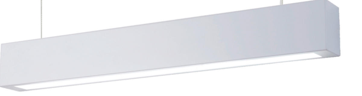 HÄNGELEUCHTE Ibros 150/63/5.5 cm  - Weiß, Design, Metall (150/63/5.5cm)