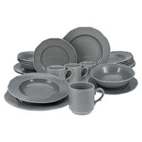 KOMBISERVICE Arianne Grau 20-teilig  - Grau, Basics, Keramik - Creatable