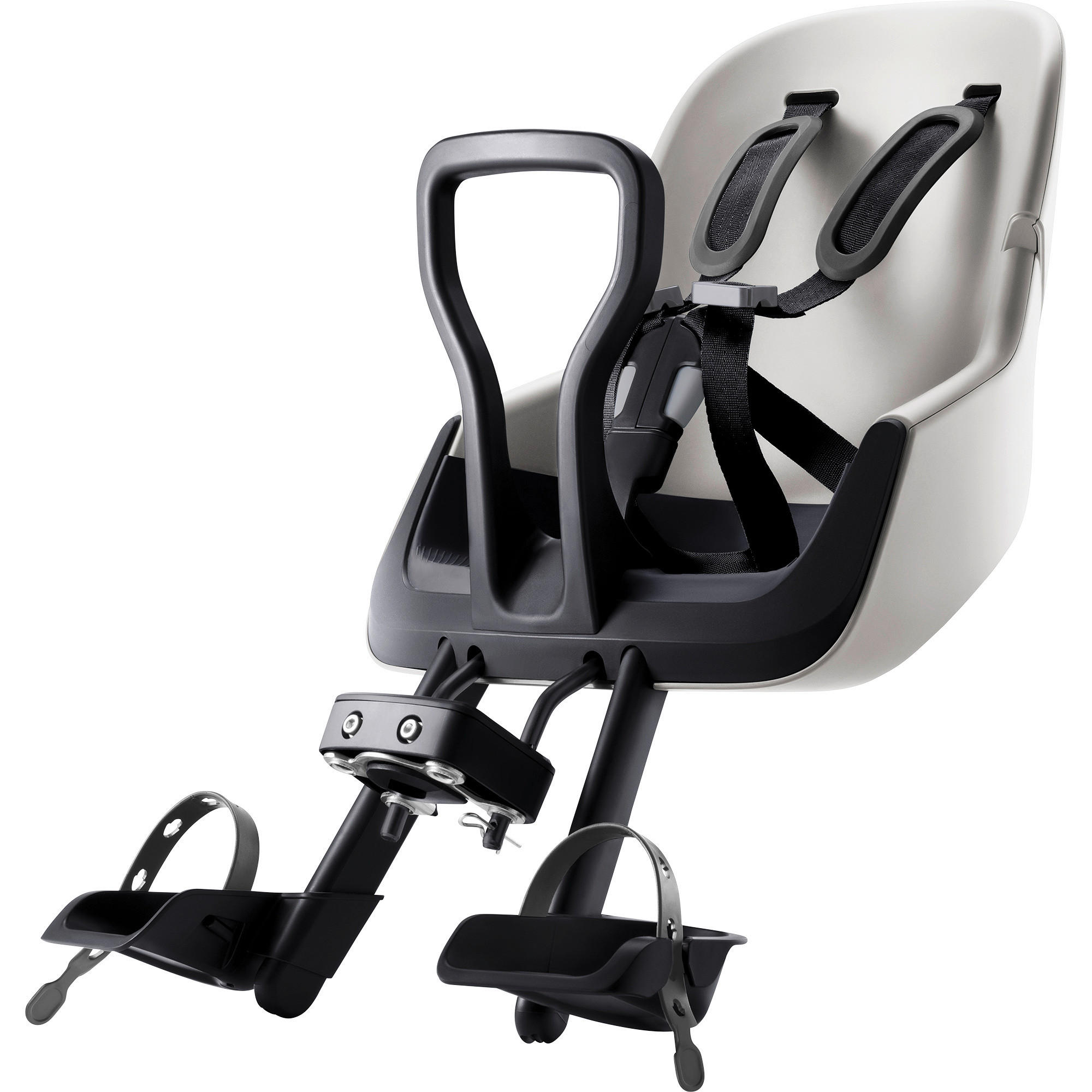 FAHRRADKINDERSITZ - Graublau/Weiß, Basics, Kunststoff/Textil (40/60/32cm) - Britax Römer