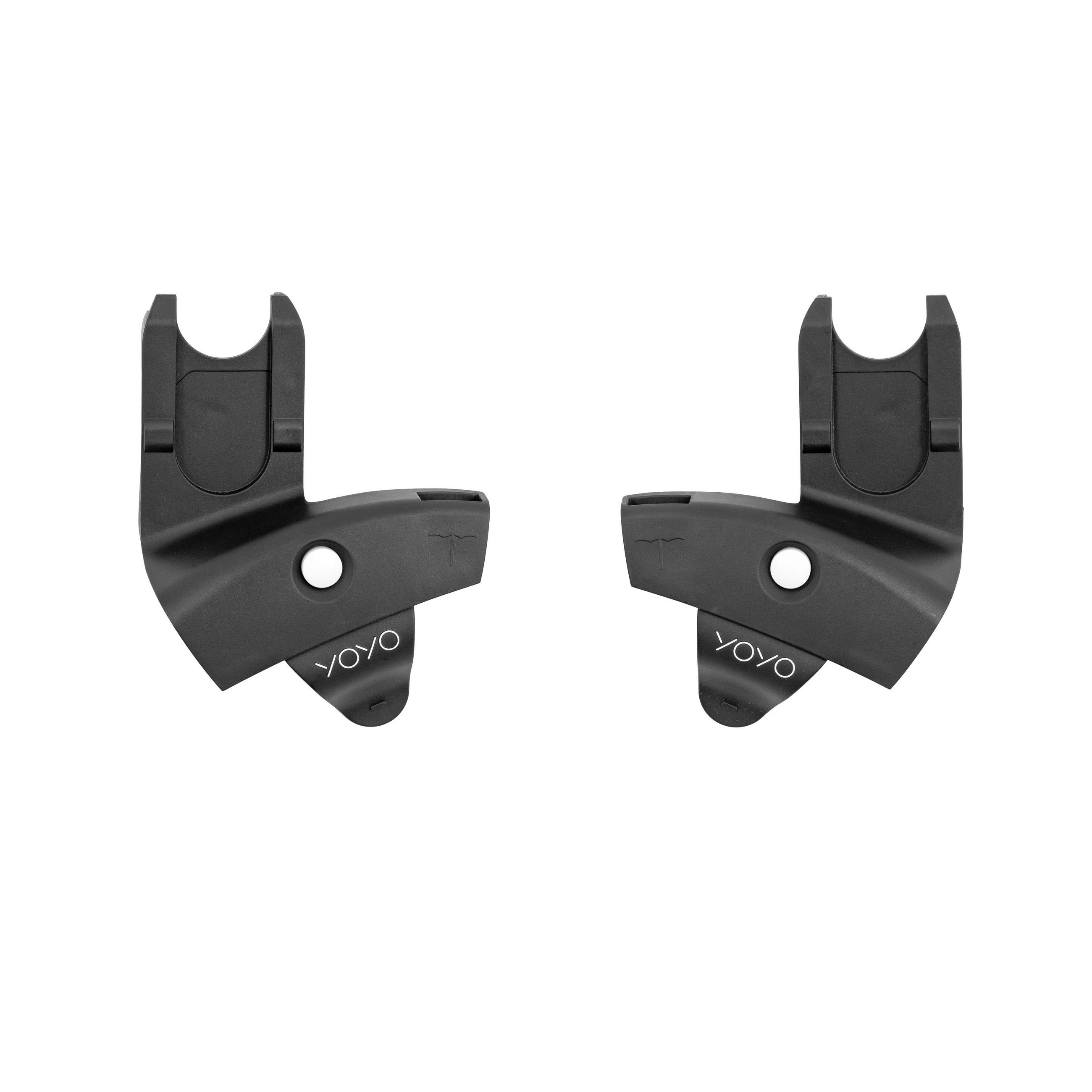 BABYSCHALENADAPTER  - Schwarz, Basics, Kunststoff (13/14,5/10,3cm) - Stokke