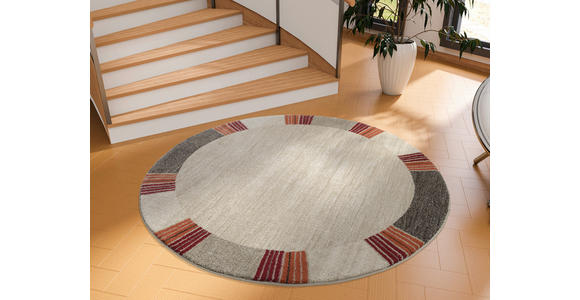 WEBTEPPICH 120 cm Palazzo Lobo Dunkelbraun, Beige - Dunkelbraun/Beige, KONVENTIONELL, Textil (120cm) - Novel