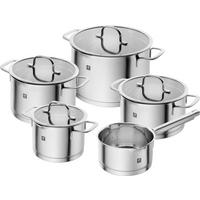 KOCHTOPFSET TRUEFLOW 9-teilig  - Edelstahlfarben, Basics, Glas/Metall - Zwilling