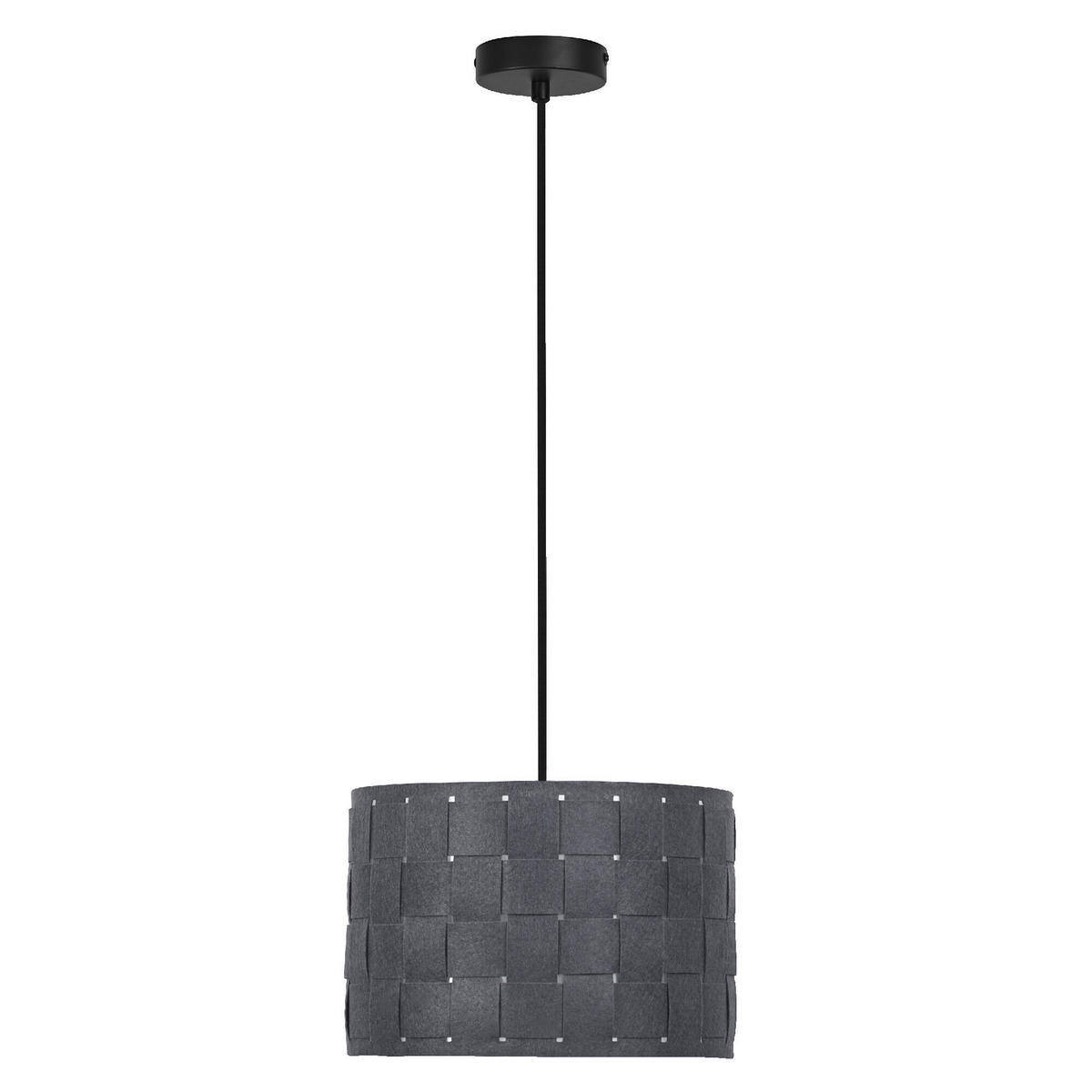PENDELLEUCHTE 28/121 cm   - Dunkelgrau, KONVENTIONELL, Naturmaterialien/Metall (28/121cm) - Ledvance