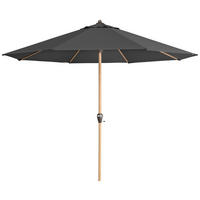 SONNENSCHIRM 350 cm Anthrazit  - Eschefarben/Anthrazit, Design, Textil/Metall (350/350cm) - Doppler