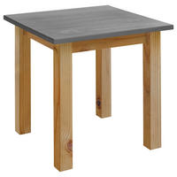 ESSTISCH in Holz 78/78/78 cm  - Laugenfarbig/Grau, ROMANTIK / LANDHAUS, Holz (78/78/78cm) - Boxxx