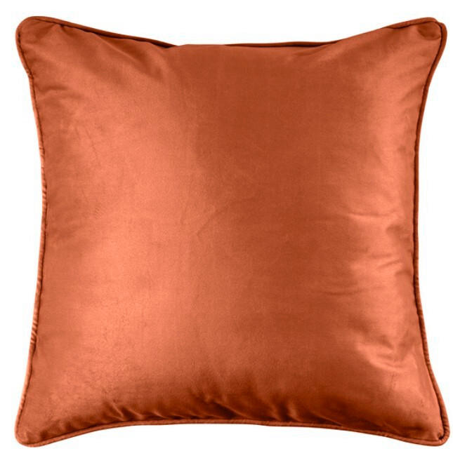 ZIERKISSEN  45/45 cm   - Rostfarben, Basics, Textil (45/45cm)