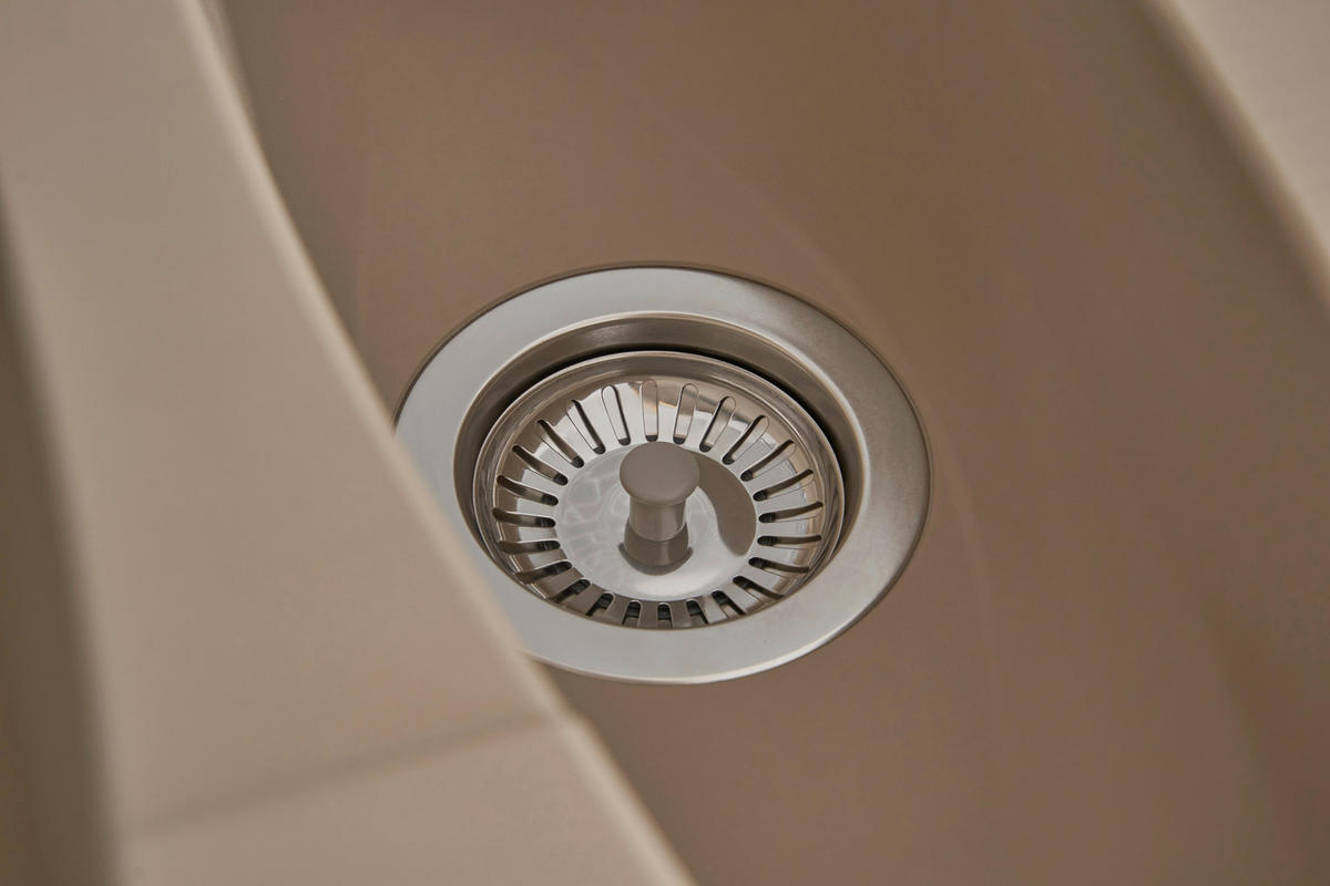 SPÜLE 1712BOSTON100X50B  - Beige, Trend, Glas/Kunststoff (100/20/50cm) - Respekta