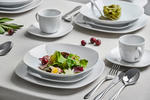 KOMBINIRANI SERVIS  Atrium  porcelan  - bela, Konvencionalno, keramika - Van Well