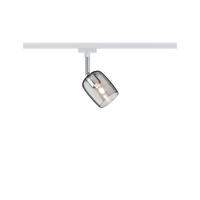 URAIL SCHIENENSYSTEM-STRAHLER - Transparent/Weiß, Design, Glas/Metall (7,4/12,8/11,5cm) - Paulmann