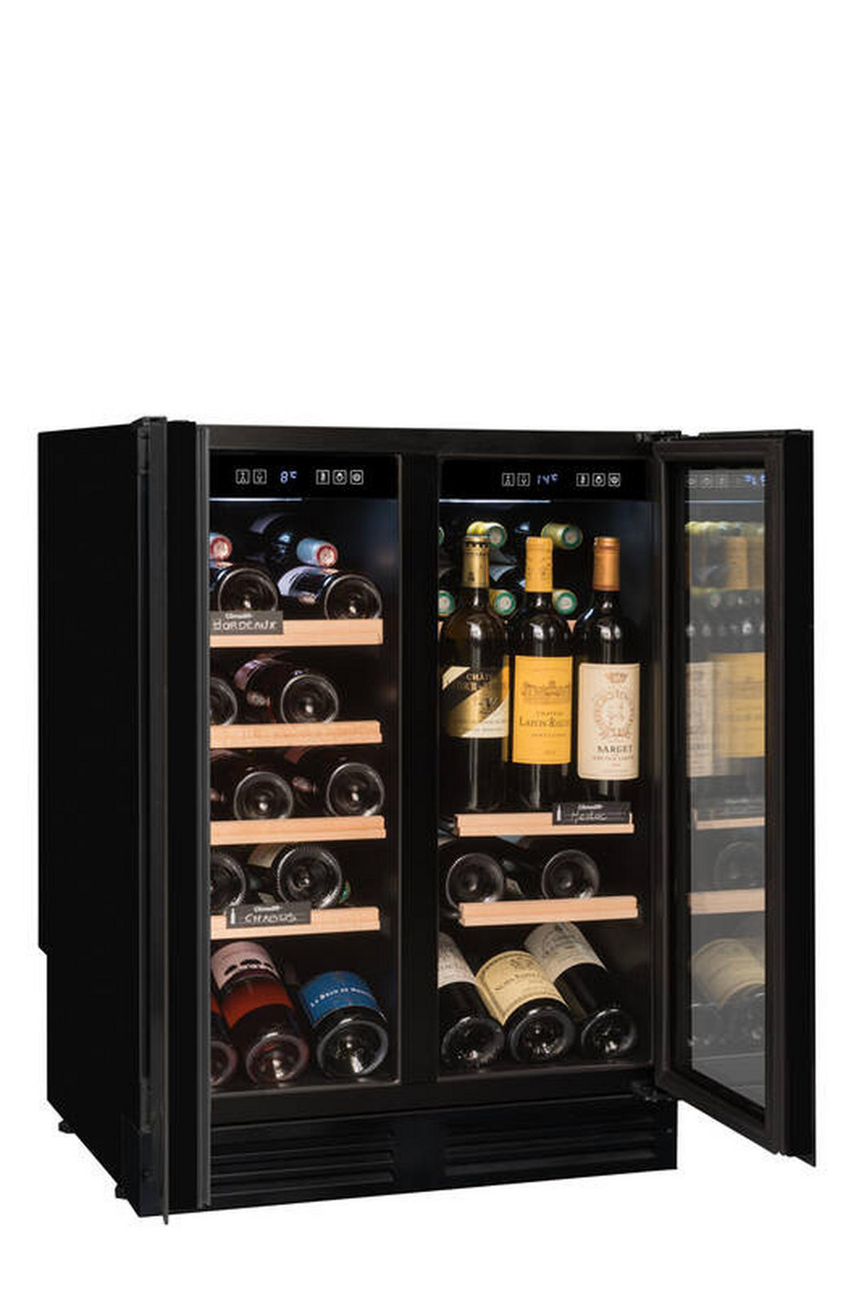 WEINKÜHLSCHRANK AVU49DPB1  - Basics, Glas/Holz (59,5/81,7/57,4cm)