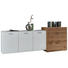 KOMMODE Balkeneiche furniert Eichefarben, Weiß - Eichefarben/Weiß, Design, Holz/Holzwerkstoff (246,4/92,4/51,9cm) - Ambiente by Hülsta