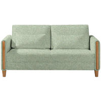 SCHLAFSOFA Webstoff Buchefarben, Hellgrün  - Buchefarben/Hellgrün, Design, Holz/Textil (174/88/104cm) - Niels Andersson
