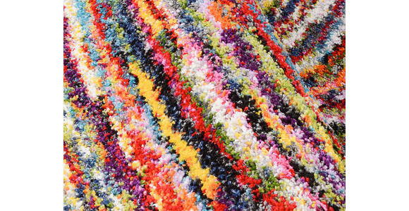 LÄUFER 80/250 cm Color Face Multicolor, Orange, Rot  - Rot/Multicolor, KONVENTIONELL, Textil (80/250cm) - Novel