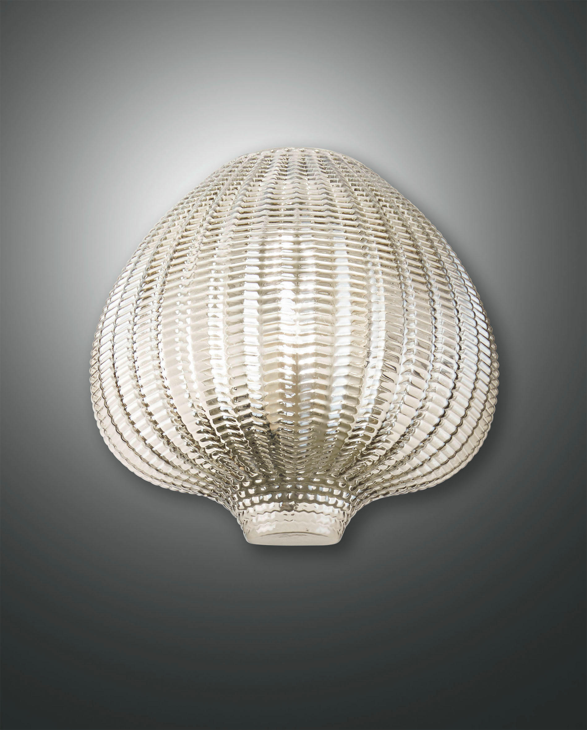 WANDLEUCHTE Olbia 26/25/15 cm   - Design, Glas/Metall (26/25/15cm) - Fabas Luce