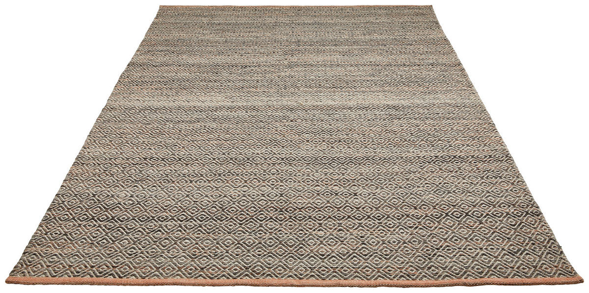 RUČNO TKANI TEPIH 160/230 cm   boje hrđe  Jupiter  - boje hrđe, Natur, tekstil (160/230cm) - Linea Natura