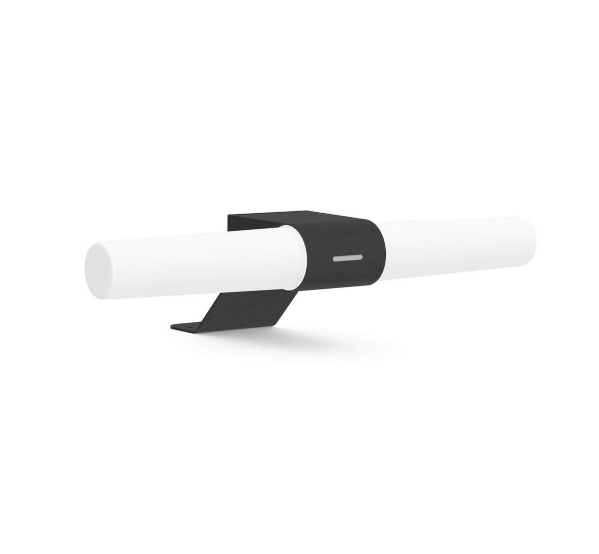 BADEZIMMER-WANDLEUCHTE 10,5/42,5 cm   - Schwarz, KONVENTIONELL, Kunststoff (10,5/42,5cm) - Nordlux