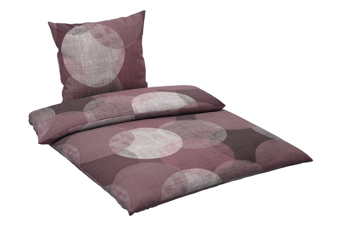BETTWÄSCHE Flanell 200/200 cm  - Mauve, Textil (200/200cm) - Esposa